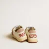 Ball Star Junior in nappa with nappa star and pink suede heel tab