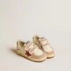 Ball Star Young in nappa with nappa star and pink suede heel tab