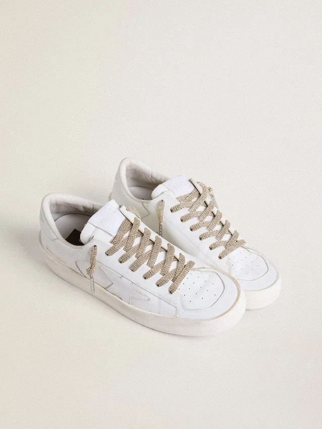Gold lurex laces