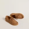 Junior Cruise loafer in light brown suede