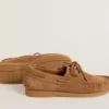 Junior Cruise loafer in light brown suede
