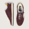 Women's Ball Star in chocolate nubuck with leather star and heel tab