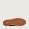 Men's Ball Star in dark brown leather with tone-on-tone leather star