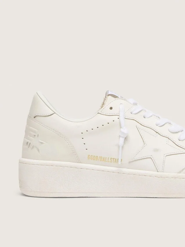 Men's Ball Star with white leather star and heel tab