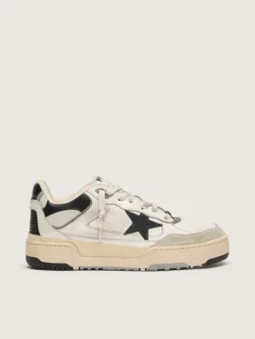 Women’s Forty2 with black star and black leather heel tab