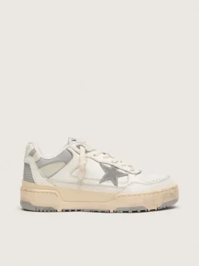 Women’s Forty2 with grey star and white leather heel tab