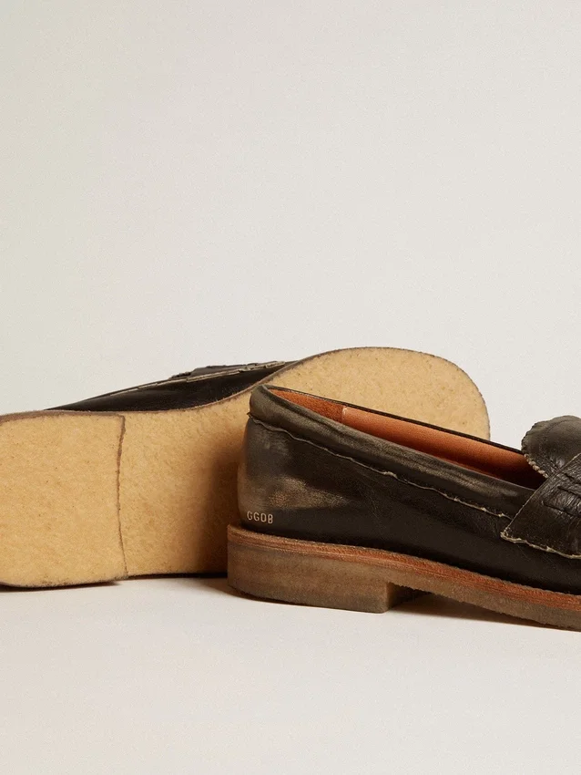 Men's Jerry loafer in black leather