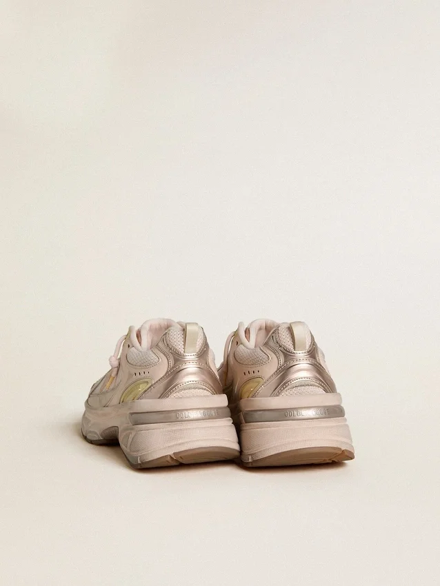 Men’s Lightstar with pink leather and mesh upper and pink star