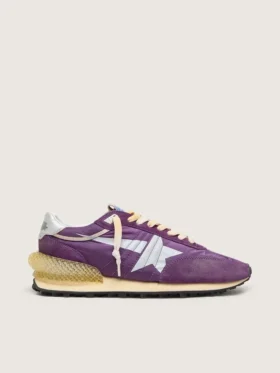 Men’s Marathon with purple nylon upper and white star