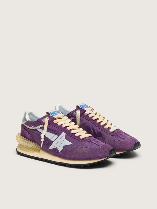 Women’s Marathon with purple nylon upper and white star