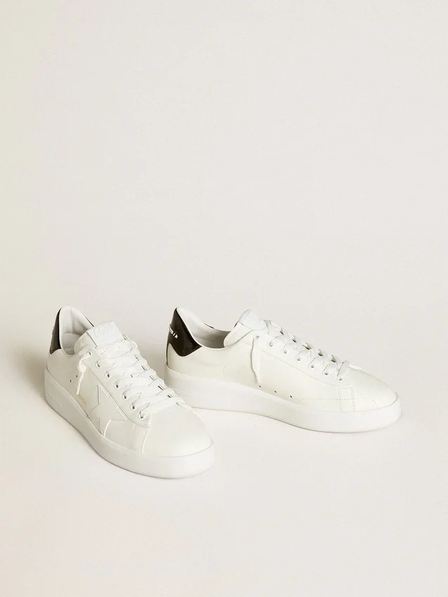 Men’s Purestar with leather star and black patent leather heel tab