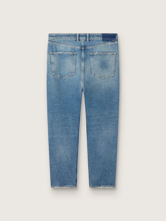 Men's slim fit jeans with medium wash