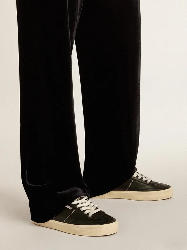 Men’s Soul Star in black bio-based nappa