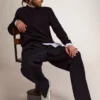 Men's Stardan with star in ice-gray suede and blu-navy heel tab