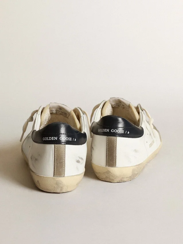 Men's Super-Star with perforated star and blue heel tab