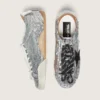 Men's True-Star in silver sequins with black star and silver leather heel tab
