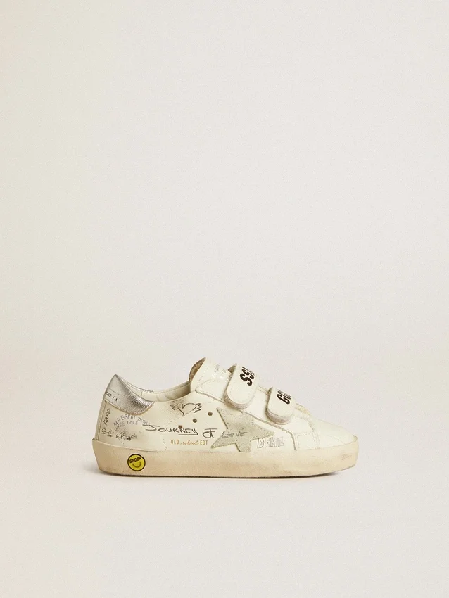 Old School Junior with suede star and metallic leather heel tab