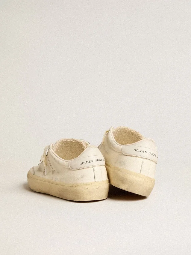 Soul Star in white nappa leather with white leather star