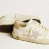 Super-Star Junior with lilac leather star and glitter heel tab