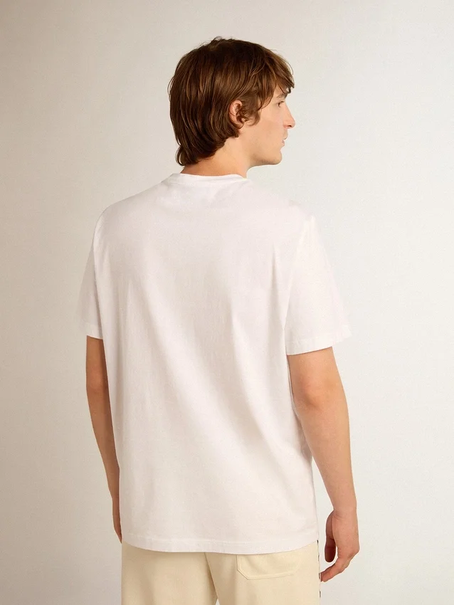 White Star Collection T-shirt with black star on the front
