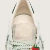 Men’s Ball Star LTD in white leather with green star and Skins