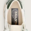 Men’s Ball Star LTD in white leather with green star and Skins