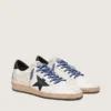 Men's Ball Star LTD in white nappa leather with black leather star and heel tab
