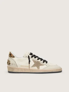Women’s Ball Star Wishes with suede star and leopard-print pony skin heel tab