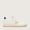 Women's Ball Star with ice-gray suede star and glossy black leather heel tab