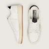 Women's Ball Star with ice-gray suede star and glossy black leather heel tab