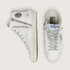 Men's Francy in leather with silver suede star