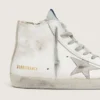 Men's Francy in leather with silver suede star
