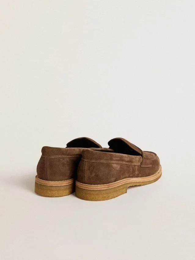 Women's Jerry loafer in dove-gray suede