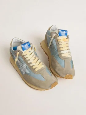 Women’s Marathon with light blue nylon upper and pastel blue star