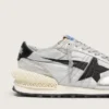 Men’s Marathon with silver ripstop nylon upper and black star