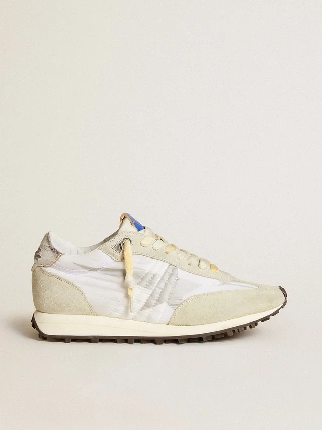 Women’s Marathon with white nylon upper and silver star
