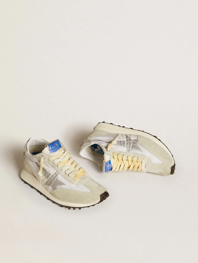 Women’s Marathon with white nylon upper and silver star