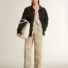 Women's multicolor joggers with floral print