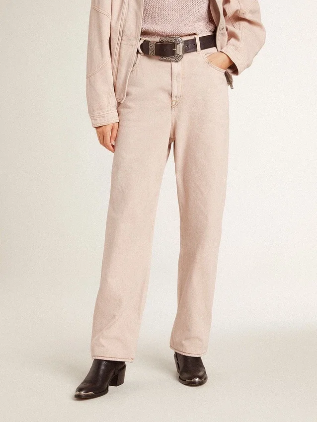 Women's pink jeans