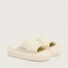 Women's Space-Star slip-ons in white leather