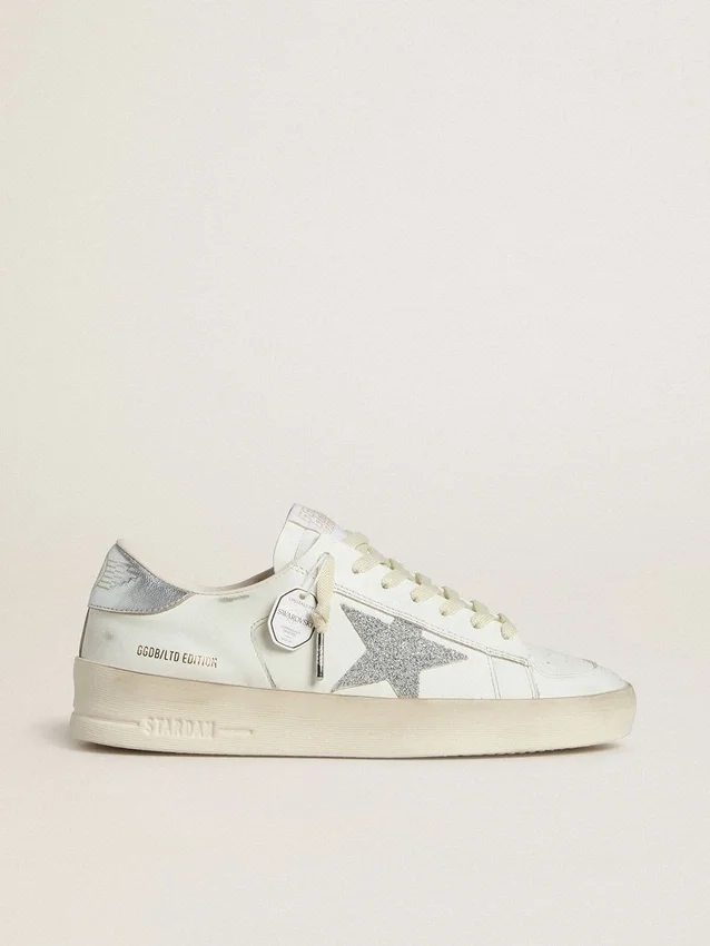 Women’s Stardan LTD with Swarovski crystal star and metallic leather heel tab