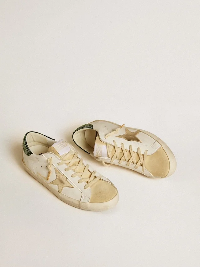 Women’s Super-Star LTD with leather star and Swarovski crystals heel tab