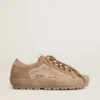 Women's Super-Star Ski in Dolmias and caramel suede with marble nubuck star and heel tab