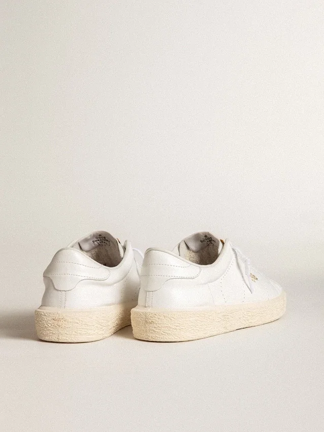 Women’s Tennis in white leather