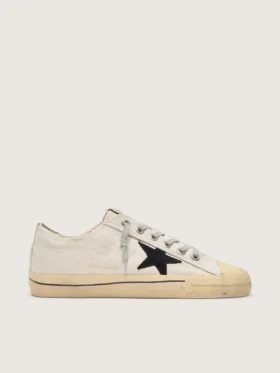 Women's V-Star with black suede star and embroidered lettering