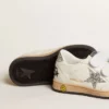 Young Ball Star in nappa with silver glitter star and heel tab