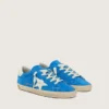 Junior Super-Star in bright blue suede with white leather star